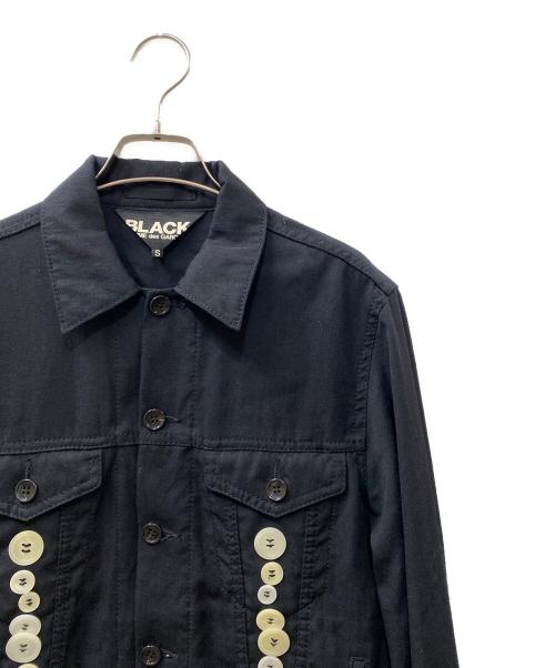 BLACK COMME des GARCONS（ブラックコムデギャルソン）BLACK COMME des GARCONS (ブラックコムデギャルソン) ウールジャケット ブラック サイズ:Sの古着・服飾アイテム