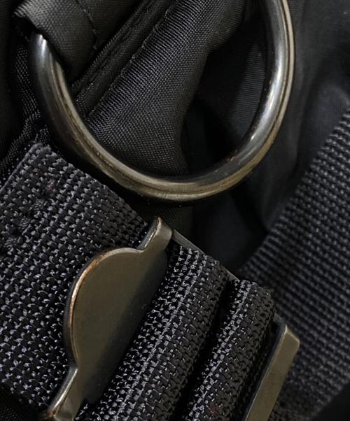 PORTER（ポーター）PORTER (ポーター) ANREALAGE (アンリアレイジ) OVERSIZE WAIST BAG 別注ウエストバッグ ブラックの古着・服飾アイテム