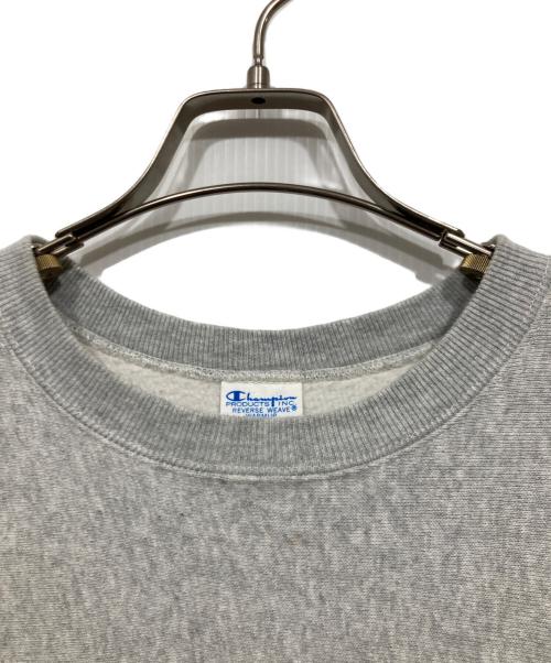 Champion（チャンピオン）Champion (チャンピオン) BEAMS by MIN-NANO (ビームス バイ ミンナノ) 別注リバースウィーブクルーネックスウェット グレー サイズ:Lの古着・服飾アイテム