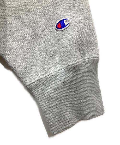 Champion（チャンピオン）Champion (チャンピオン) BEAMS by MIN-NANO (ビームス バイ ミンナノ) 別注リバースウィーブクルーネックスウェット グレー サイズ:Lの古着・服飾アイテム