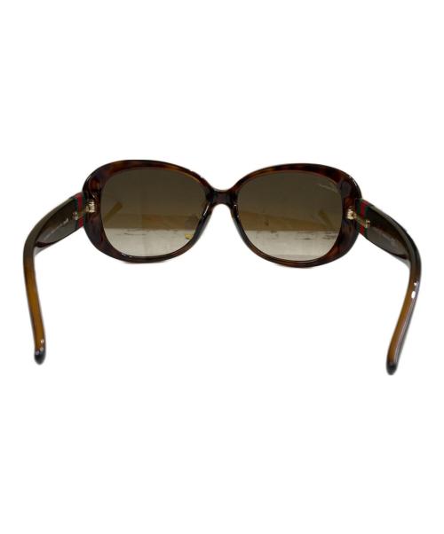 GUCCI（グッチ）GUCCI (グッチ) バタフライ型 サングラス ブラウン サイズ:57-16-135の古着・服飾アイテム