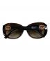 GUCCI (グッチ) バタフライ型 サングラス ブラウン サイズ:57-16-135：13000円