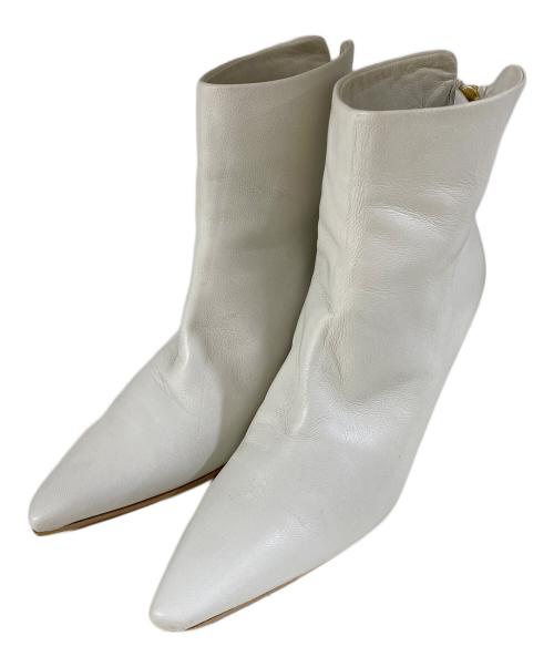 BRENTELLA（ブレンテッラ）BRENTELLA (ブレンテッラ) ショートブーツ ホワイト サイズ:35の古着・服飾アイテム