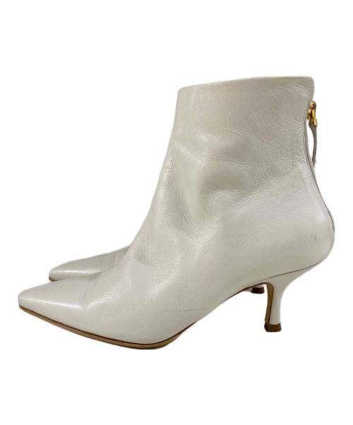 BRENTELLA（ブレンテッラ）BRENTELLA (ブレンテッラ) ショートブーツ ホワイト サイズ:35の古着・服飾アイテム