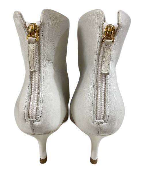 BRENTELLA（ブレンテッラ）BRENTELLA (ブレンテッラ) ショートブーツ ホワイト サイズ:35の古着・服飾アイテム