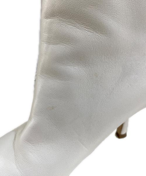 BRENTELLA（ブレンテッラ）BRENTELLA (ブレンテッラ) ショートブーツ ホワイト サイズ:35の古着・服飾アイテム