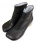 MM6 Maison Margiela（エムエムシックスメゾンマルジェラ）の古着「スクエアトゥアンクルブーツ」｜ブラック