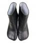 MM6 Maison Margiela (エムエムシックスメゾンマルジェラ) スクエアトゥアンクルブーツ ブラック サイズ:35：22000円