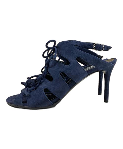 BALENCIAGA（バレンシアガ）BALENCIAGA (バレンシアガ) ハイヒールサンダル ネイビー サイズ:35の古着・服飾アイテム