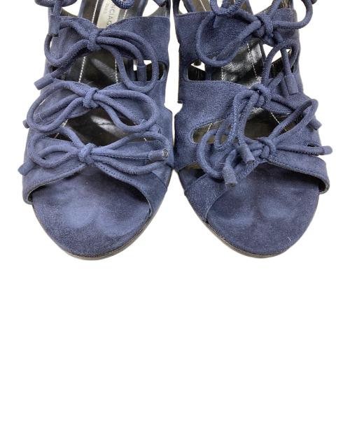 BALENCIAGA（バレンシアガ）BALENCIAGA (バレンシアガ) ハイヒールサンダル ネイビー サイズ:35の古着・服飾アイテム