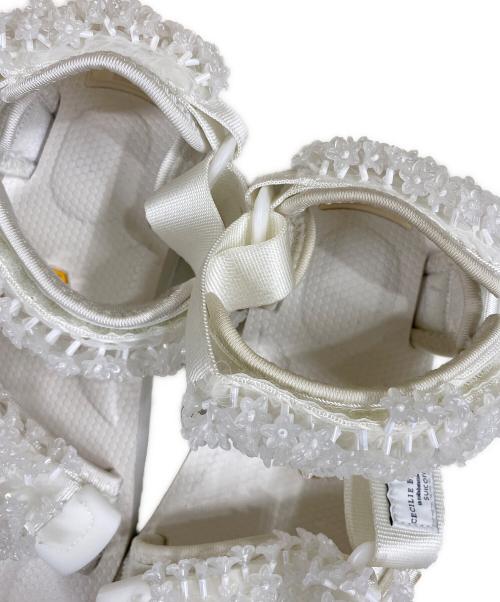 suicoke（スイコック）suicoke (スイコック) Cecilie Bahnsen (セシリーバンセン) マリアサンダル ホワイト サイズ:22㎝の古着・服飾アイテム