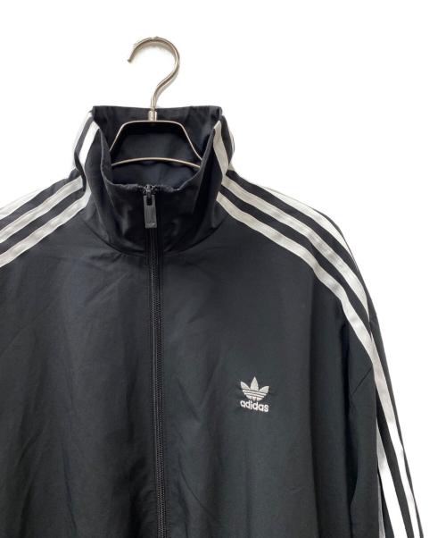 adidas（アディダス）adidas (アディダス) ADILENIUM オーバーサイズ トラックトップ ブラック サイズ:Mの古着・服飾アイテム