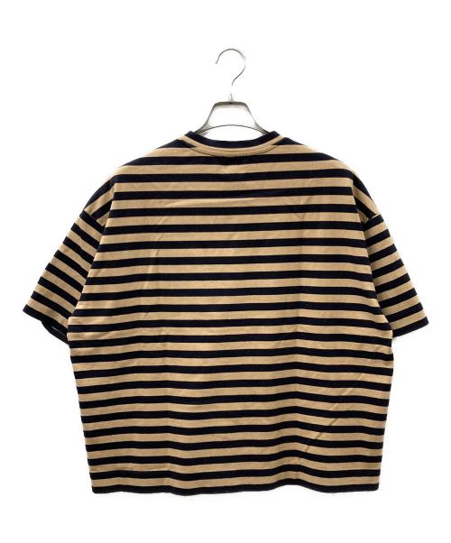 JIL SANDER（ジルサンダー）JIL SANDER (ジルサンダー) ボーダーTシャツ ベージュ サイズ:Mの古着・服飾アイテム