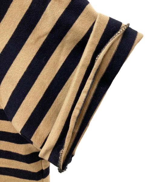 JIL SANDER（ジルサンダー）JIL SANDER (ジルサンダー) ボーダーTシャツ ベージュ サイズ:Mの古着・服飾アイテム