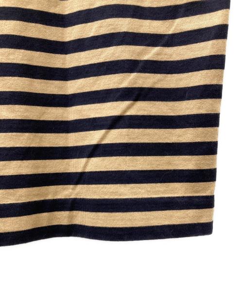 JIL SANDER（ジルサンダー）JIL SANDER (ジルサンダー) ボーダーTシャツ ベージュ サイズ:Mの古着・服飾アイテム