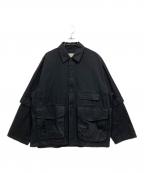 PUBLIC TOKYOパブリックトウキョウ）の古着「ワークジャケット」｜ブラック