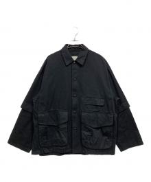 PUBLIC TOKYO（パブリックトウキョウ）の古着「ワークジャケット」｜ブラック