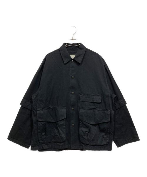 PUBLIC TOKYO（パブリックトウキョウ）PUBLIC TOKYO (パブリックトウキョウ) ワークジャケット ブラック サイズ:1の古着・服飾アイテム