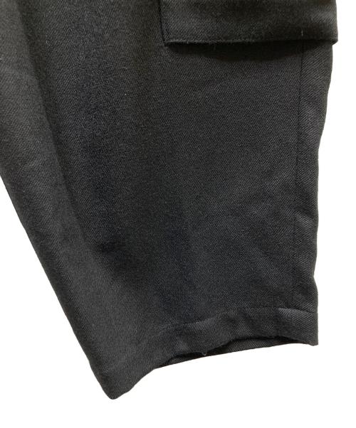 s'yte（サイト）s'yte (サイト) ウール イージーカーゴパンツ ブラック サイズ:SIZE 3の古着・服飾アイテム