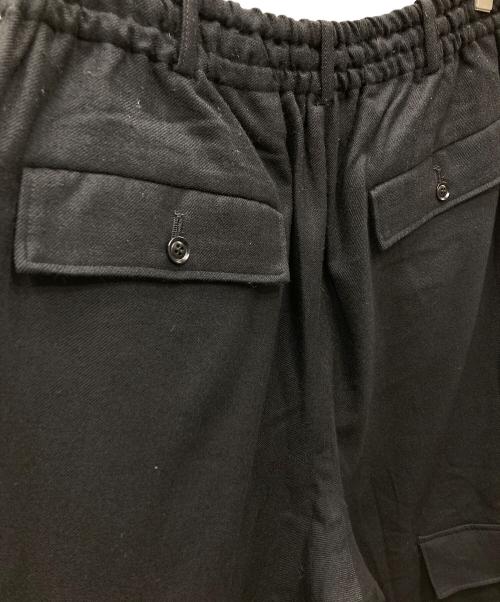 s'yte（サイト）s'yte (サイト) ウール イージーカーゴパンツ ブラック サイズ:SIZE 3の古着・服飾アイテム