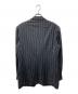 Yohji Yamamoto pour homme (ヨウジヤマモト プールオム) 00S ストライプ ウールテーラードジャケット ブラック サイズ:3：35000円
