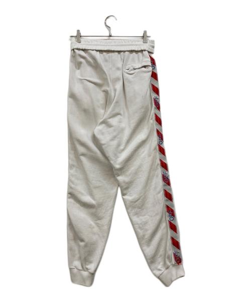 OFFWHITE（オフホワイト）OFFWHITE (オフホワイト) サイドテープスウェットパンツ ホワイト サイズ:xsの古着・服飾アイテム