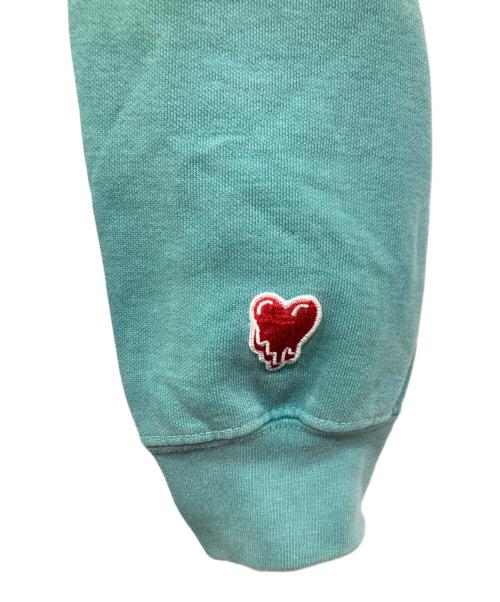 EMOTIONALLY UNAVAILABLE（エモーショナリー・アンアベイラブル）EMOTIONALLY UNAVAILABLE (エモーショナリー・アンアベイラブル) クルーネックスウェット ブルー サイズ:Lの古着・服飾アイテム