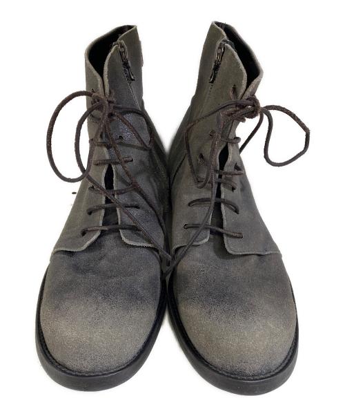 SHELLAC（シェラック）SHELLAC (シェラック) レースアップブーツ グレー サイズ:SIZE 42の古着・服飾アイテム