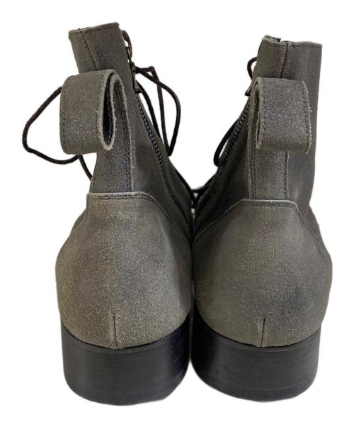 SHELLAC（シェラック）SHELLAC (シェラック) レースアップブーツ グレー サイズ:SIZE 42の古着・服飾アイテム