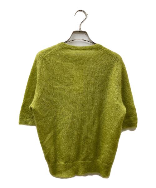 DES PRES（デ プレ）DES PRES (デ プレ) スーパーキッドモヘヤシルク ハーフスリーブプルオーバー グリーン サイズ:Freeの古着・服飾アイテム