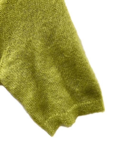 DES PRES（デ プレ）DES PRES (デ プレ) スーパーキッドモヘヤシルク ハーフスリーブプルオーバー グリーン サイズ:Freeの古着・服飾アイテム