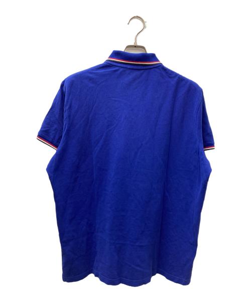 MONCLER（モンクレール）MONCLER (モンクレール) ポロシャツ ブルー サイズ:XXLの古着・服飾アイテム