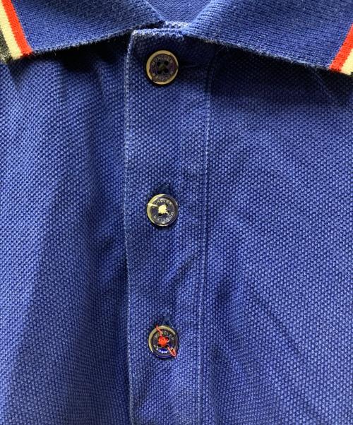 MONCLER（モンクレール）MONCLER (モンクレール) ポロシャツ ブルー サイズ:XXLの古着・服飾アイテム