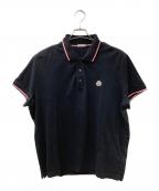 MONCLERモンクレール）の古着「ポロシャツ」｜ブラック