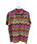MISSONI（ミッソーニ）の古着「シェブロンストライプポロシャツ」｜マルチカラー