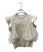 furfurファーファー）の古着「ノースリーブカットソー」｜アイボリー