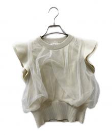 furfur（ファーファー）の古着「ノースリーブカットソー」｜アイボリー