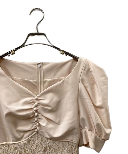 eimy istoire（エイミーイストワール）eimy istoire (エイミーイストワール) ハートネックレースマーメイドワンピース ピンク サイズ:Sの古着・服飾アイテム