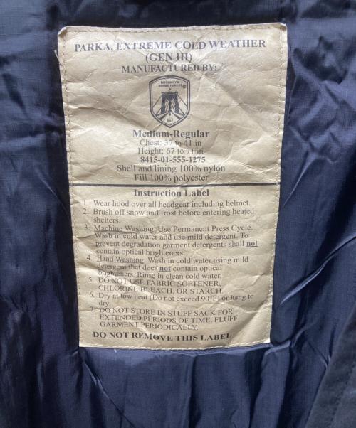 BAF（ブルックリンアームドフォース）BAF (ブルックリンアームドフォース) GEN3 LEVEL7 PARKA ブラック サイズ:Mの古着・服飾アイテム