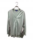 BLUE LABEL CRESTBRIDGEブルーレーベルクレストブリッジ）の古着「コットンカーディガン」｜グリーン