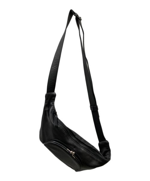 Y's（ワイズ）Y's (ワイズ) Metal Clasp Cross Bag 'Black' ブラックの古着・服飾アイテム