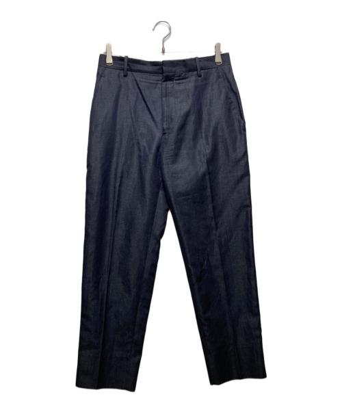 JOHN SMEDLEY（ジョンスメドレー）JOHN SMEDLEY (ジョンスメドレー) ウールリネン スラックス ネイビー サイズ:1の古着・服飾アイテム