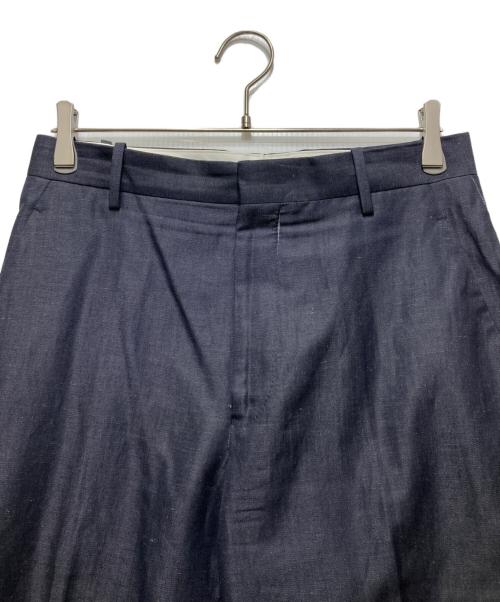 JOHN SMEDLEY（ジョンスメドレー）JOHN SMEDLEY (ジョンスメドレー) ウールリネン スラックス ネイビー サイズ:1の古着・服飾アイテム