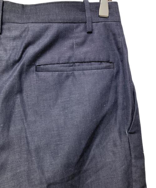 JOHN SMEDLEY（ジョンスメドレー）JOHN SMEDLEY (ジョンスメドレー) ウールリネン スラックス ネイビー サイズ:1の古着・服飾アイテム