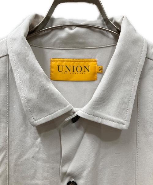 UNION（ユニオン）UNION (ユニオン) MOTEN SS WOVEN ボーリングシャツ ライトグレー サイズ:3の古着・服飾アイテム