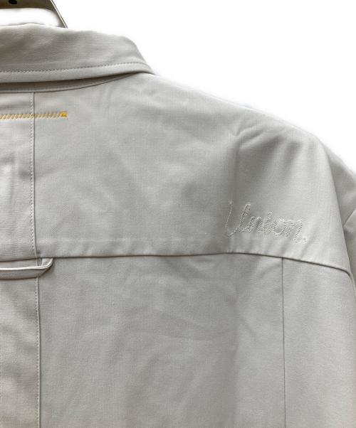 UNION（ユニオン）UNION (ユニオン) MOTEN SS WOVEN ボーリングシャツ ライトグレー サイズ:3の古着・服飾アイテム