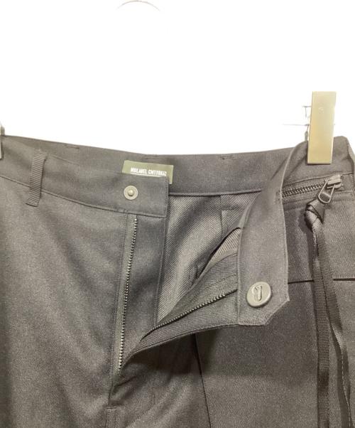 NULABEL CM1Y0K42（ニューレーベル）NULABEL CM1Y0K42 (ニューレーベル) ポケットデザイン センタープレスパンツ ブラック サイズ:Mの古着・服飾アイテム