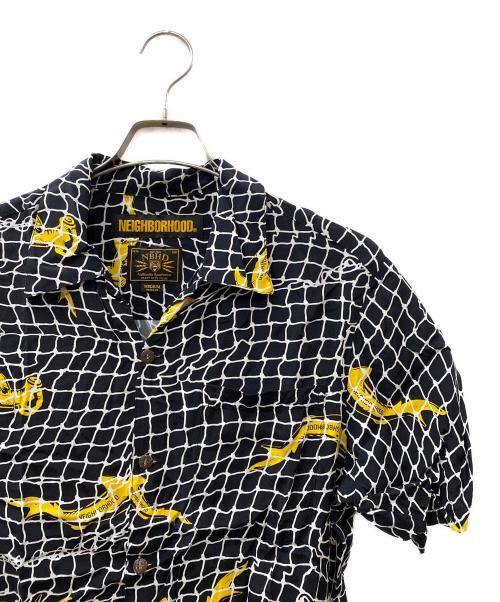 NEIGHBORHOOD（ネイバーフッド）NEIGHBORHOOD (ネイバーフッド) シャークアロハシャツ ブラック サイズ:Ｍの古着・服飾アイテム