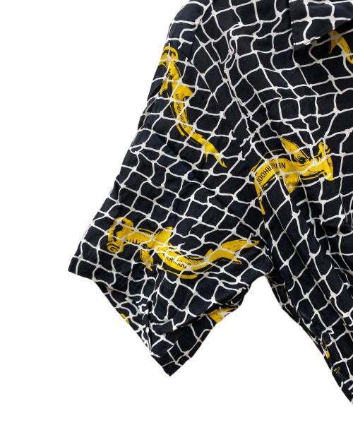 NEIGHBORHOOD（ネイバーフッド）NEIGHBORHOOD (ネイバーフッド) シャークアロハシャツ ブラック サイズ:Ｍの古着・服飾アイテム