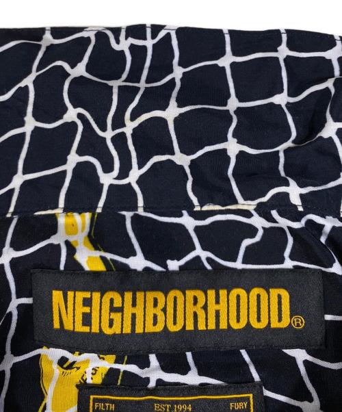 NEIGHBORHOOD（ネイバーフッド）NEIGHBORHOOD (ネイバーフッド) シャークアロハシャツ ブラック サイズ:Ｍの古着・服飾アイテム